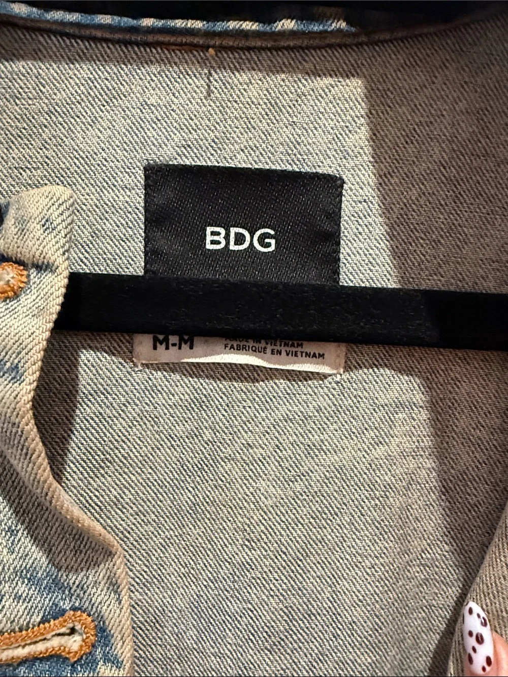 BDG Light Wash Blue Denim Jean Jacket